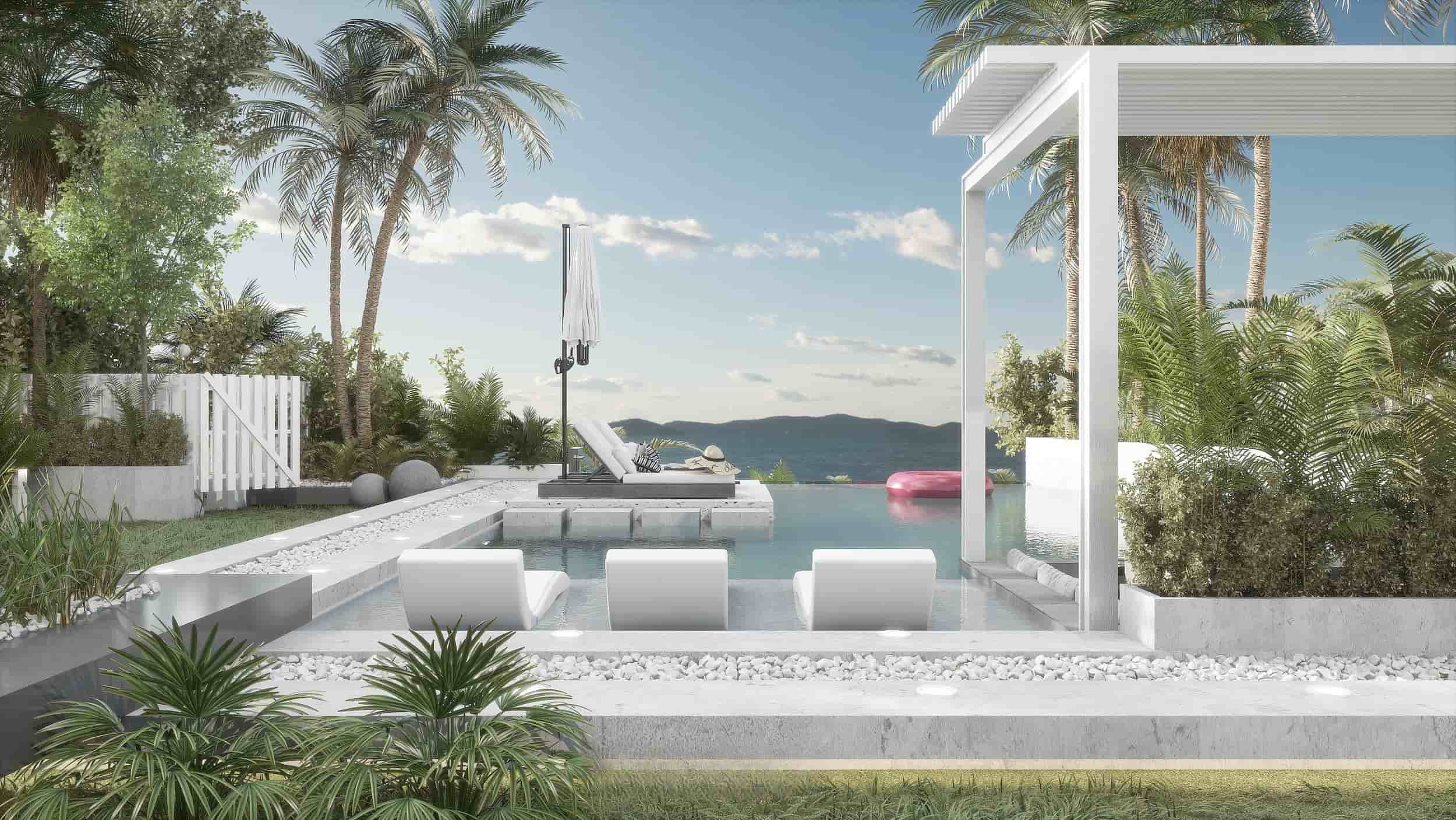 Hacienda Bay - Standalone villa lagoon view